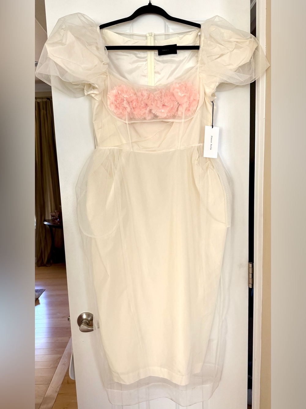 Simone Rocha Exclusive Bridal Carnation Ivory Tulle Dress UK 12 / US Large NWT - Picture 2 of 16